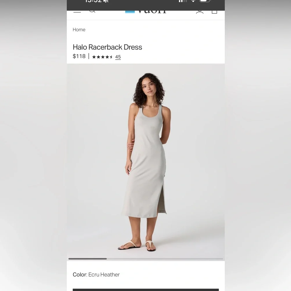 Vuori Halo Racerback Dress - Picture 4 of 4